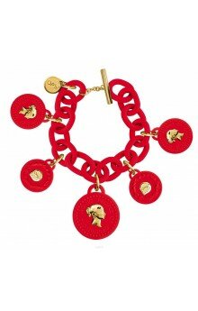 OPS! Bransoletka Tresor Gold Red